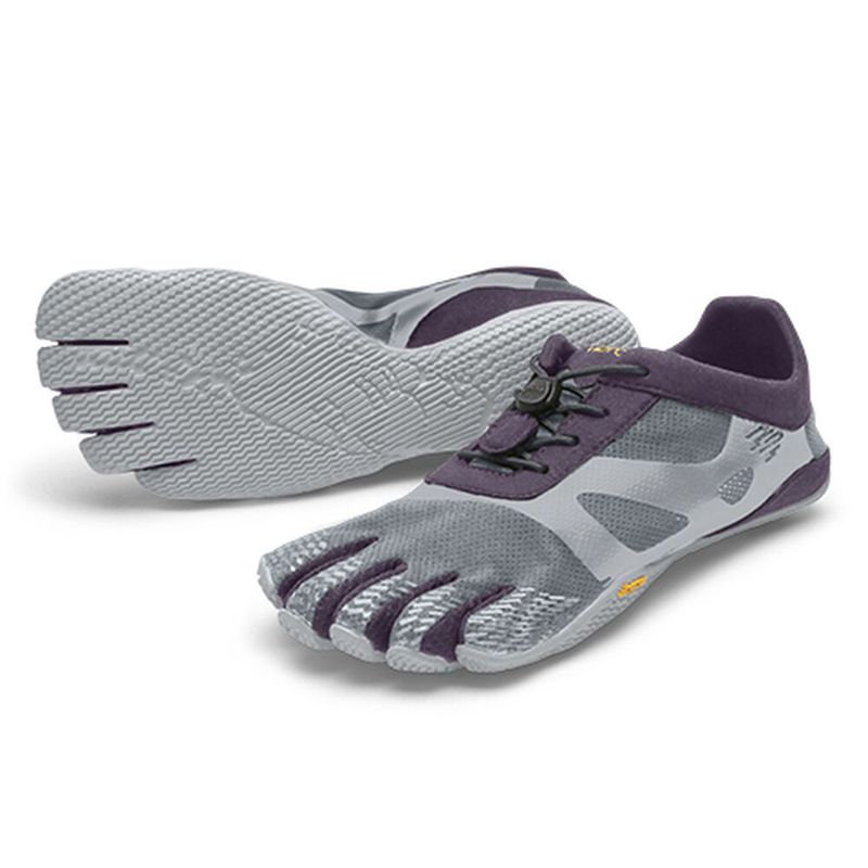 Vibram FiveFingers KSO EVO Női Edzőcipő - Szürke/Lila BJOP609